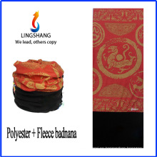 Bandana de LINGSHANG bandana personalizado bandana imprime paño polar de tela polar multifuncional